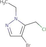 4-Bromo-5-(chloromethyl)-1-ethyl-1H-pyrazole