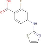 2-Fluoro-4-[(1,3-thiazol-2-yl)amino]benzoic acid