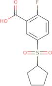 5-(Cyclopentanesulfonyl)-2-fluorobenzoic acid