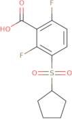 3-(Cyclopentanesulfonyl)-2,6-difluorobenzoic acid