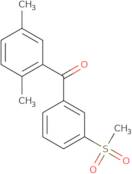 (2,5-Dimethylphenyl)(3-methanesulfonylphenyl)methanone