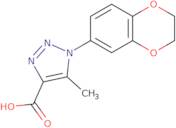 1-(2,3-Dihydro-1,4-benzodioxin-6-yl)-5-methyl-1H-1,2,3-triazole-4-carboxylic acid