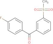 (4-Fluorophenyl)(3-methanesulfonylphenyl)methanone