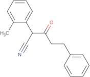 2-(2-Methylphenyl)-3-oxo-5-phenylpentanenitrile