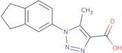 1-(2,3-Dihydro-1H-inden-5-yl)-5-methyl-1H-1,2,3-triazole-4-carboxylic acid