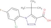 5-tert-Butyl-1-(2-chloro-4-fluorophenyl)-1H-1,2,3-triazole-4-carboxylic acid