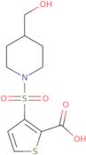 3-{[4-(Hydroxymethyl)piperidin-1-yl]sulfonyl}thiophene-2-carboxylic acid