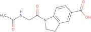 1-(2-Acetamidoacetyl)-2,3-dihydro-1H-indole-5-carboxylic acid