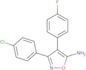 3-(4-Chlorophenyl)-4-(4-fluorophenyl)-1,2-oxazol-5-amine