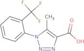 5-Methyl-1-[2-(trifluoromethyl)phenyl]-1H-1,2,3-triazole-4-carboxylic acid