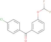 (4-Chlorophenyl)[3-(difluoromethoxy)phenyl]methanone