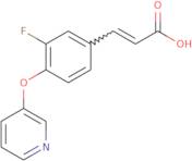 (2E)-3-[3-Fluoro-4-(pyridin-3-yloxy)phenyl]prop-2-enoic acid