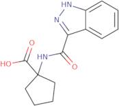 1-(2H-Indazole-3-amido)cyclopentane-1-carboxylic acid