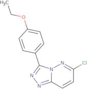 6-Chloro-3-(4-ethoxyphenyl)[1,2,4]triazolo[4,3-b]pyridazine