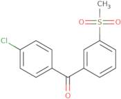 (4-Chlorophenyl)(3-methanesulfonylphenyl)methanone