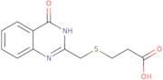 3-{[(4-Oxo-3,4-dihydroquinazolin-2-yl)methyl]sulfanyl}propanoic acid