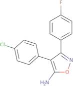 4-(4-Chlorophenyl)-3-(4-fluorophenyl)-1,2-oxazol-5-amine