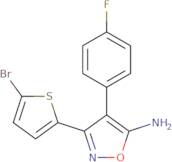 3-(5-Bromothiophen-2-yl)-4-(4-fluorophenyl)-1,2-oxazol-5-amine