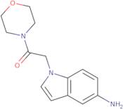 2-(5-Amino-1H-indol-1-yl)-1-(morpholin-4-yl)ethan-1-one
