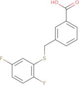 3-{[(2,5-Difluorophenyl)sulfanyl]methyl}benzoic acid