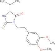 3-[2-(3,4-Dimethoxyphenyl)ethyl]-5-(propan-2-yl)-2-sulfanylideneimidazolidin-4-one