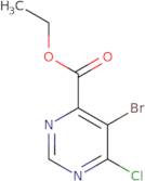 Ethyl 5-bromo-6-chloropyrimidine-4-carboxylate