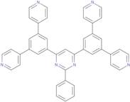 4,6-Bis(3,5-di(pyridin-4-yl)phenyl)-2-phenylpyrimidine