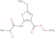 Ethyl 2-(2-chloropropanamido)-5-ethylthiophene-3-carboxylate