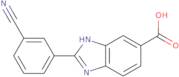 2-(3-Cyanophenyl)-1H-benzo[D]imidazole-6-carboxylic acid