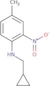 N-(Cyclopropylmethyl)-4-methyl-2-nitroaniline