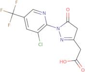 2-{1-[3-Chloro-5-(trifluoromethyl)pyridin-2-yl]-5-oxo-4,5-dihydro-1H-pyrazol-3-yl}acetic acid