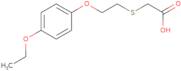 2-{[2-(4-Ethoxyphenoxy)ethyl]sulfanyl}aceticacid