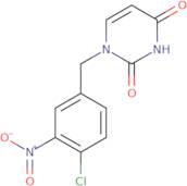 1-[(4-Chloro-3-nitrophenyl)methyl]-1,2,3,4-tetrahydropyrimidine-2,4-dione