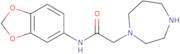 N-(1,3-Benzodioxol-5-yl)-2-(1,4-diazepan-1-yl)acetamide