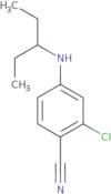 2-Chloro-4-[(pentan-3-yl)amino]benzonitrile