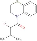 2-Bromo-1-(3,4-dihydro-2H-1,4-benzothiazin-4-yl)-3-methylbutan-1-one