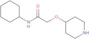 N-Cyclohexyl-2-piperidin-4-yloxyacetamide