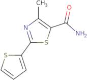 4-Methyl-2-(thiophen-2-yl)-1,3-thiazole-5-carboxamide