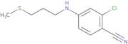 2-Chloro-4-{[3-(methylsulfanyl)propyl]amino}benzonitrile