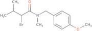 2-Bromo-N-[(4-methoxyphenyl)methyl]-N,3-dimethylbutanamide