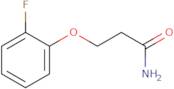 3-(2-Fluorophenoxy)propanamide