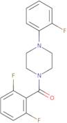 2,6-difluorophenyl 4-(2-fluorophenyl)piperazinyl ketone