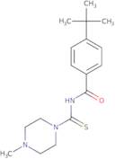 (4-(tert-butyl)phenyl)-N-((4-methylpiperazinyl)thioxomethyl)formamide