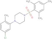 1-(5-Chloro-2-methylphenyl)-4-(mesitylsulfonyl)piperazine