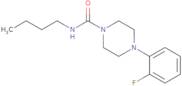 N-butyl(4-(2-fluorophenyl)piperazinyl)formamide
