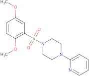 1-((2,5-dimethoxyphenyl)sulfonyl)-4-(2-pyridyl)piperazine
