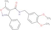 N-((3,4-dimethoxyphenyl)methyl)(5-methyl-3-phenylisoxazol-4-yl)formamide