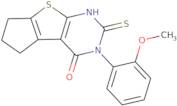 11-(2-Methoxyphenyl)-10-sulfanyl-7-thia-9,11-diazatricyclo[6.4.0.0,2,6]dodeca-1(8),2(6),9-trien-...