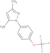 3-Methyl-1-[4-(trifluoromethoxy)phenyl]-1H-pyrazol-5-amine