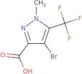 4-bromo-1-methyl-5-(trifluoromethyl)-1H-pyrazole-3-carboxylic acid